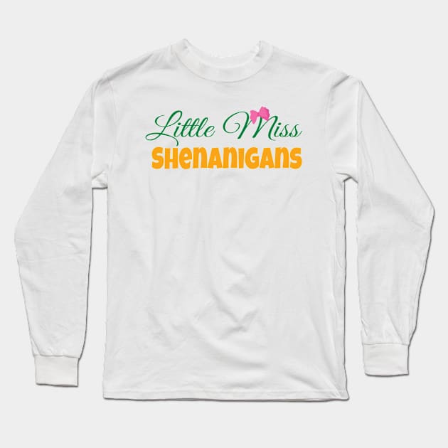 little miss shenanigans Long Sleeve T-Shirt by Kishu